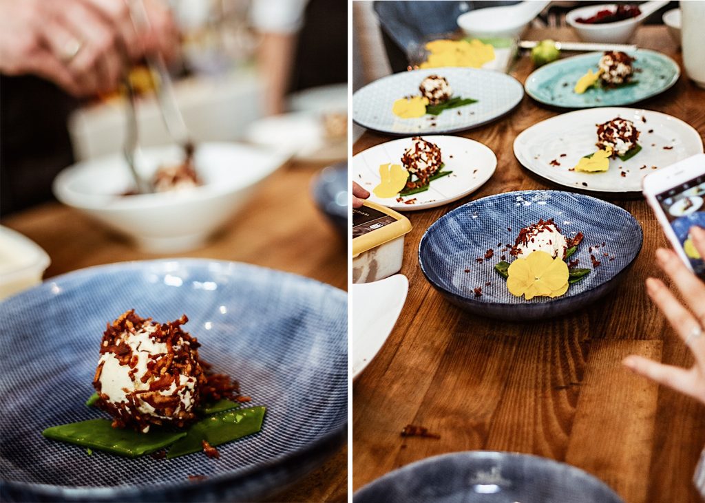 Sommer-Dessert: Zitronen-Kokos-Minz-Sorbet mit Beerenmus – Ein Zimmer ...