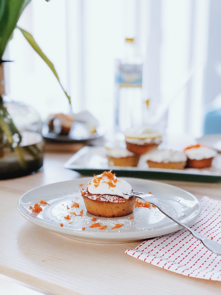 zucchini möhren zitronen muffins zuckerfrei mit hella lemon
